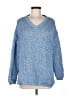 525 America Tweed Blue Pullover Sweater Size M - photo 1