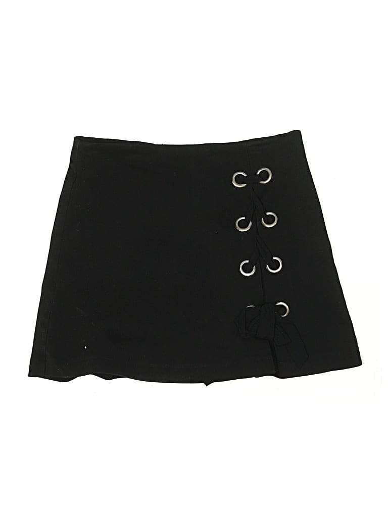 Pre-owned Stradivarius Casual Skirt In Black