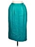 Unbranded 100% Polyester Solid Teal Formal Skirt Size 10 - photo 1