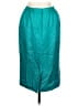 Unbranded 100% Polyester Solid Teal Formal Skirt Size 10 - photo 2