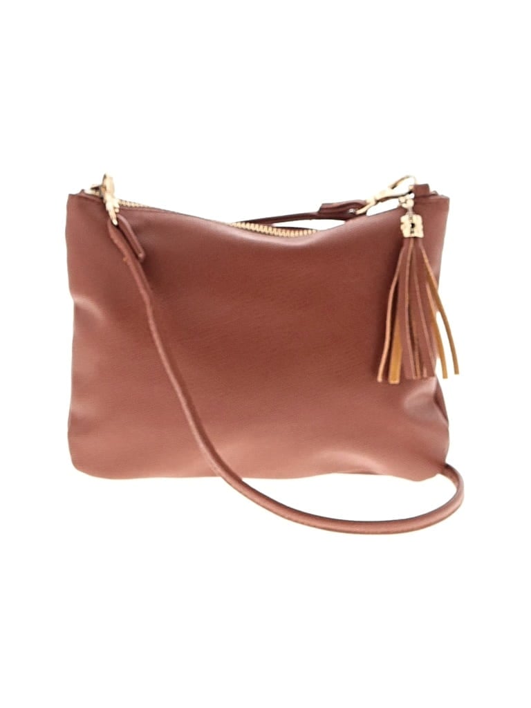 Pre-owned Unbranded Leather Crossbody Bag In Brown