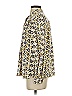 CAbi Animal Print Yellow Long Sleeve Button-Down Shirt Size S - photo 5