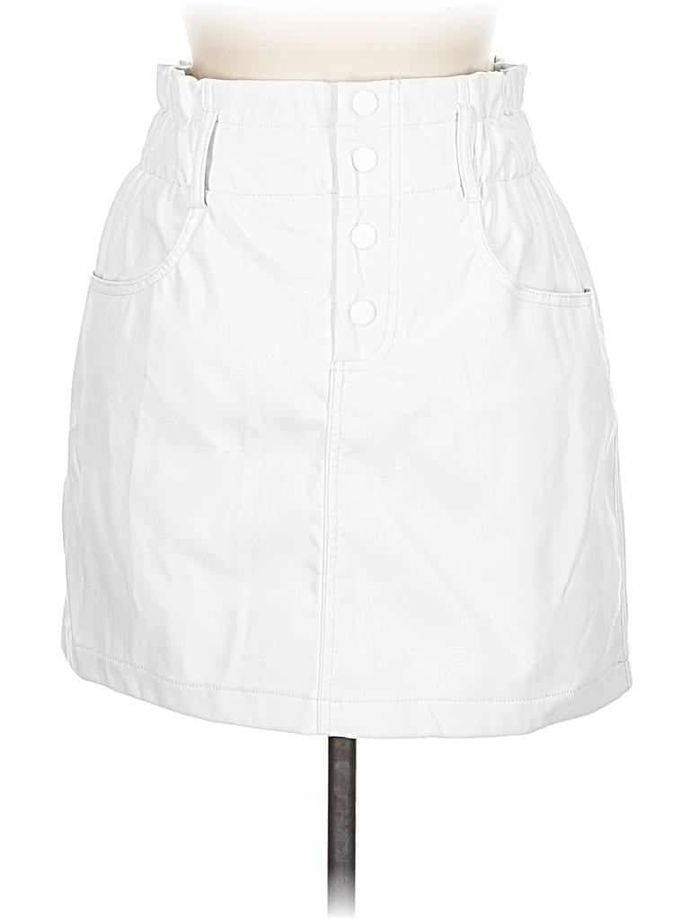 Pre-owned Ci Sono Casual Skirt In White
