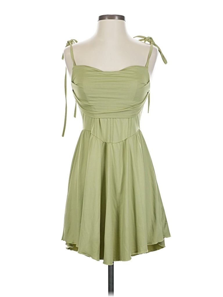 Pre-owned Cider Casual Dress In Green