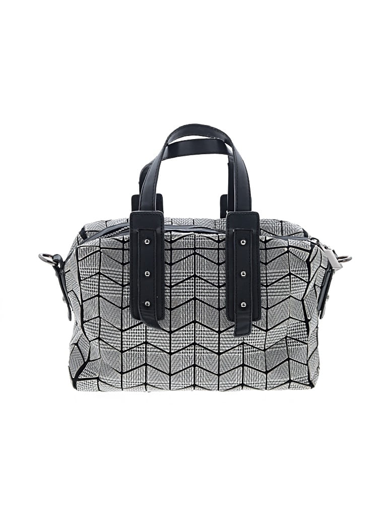 Pre-owned Patrizia Luca Satchel In Gray
