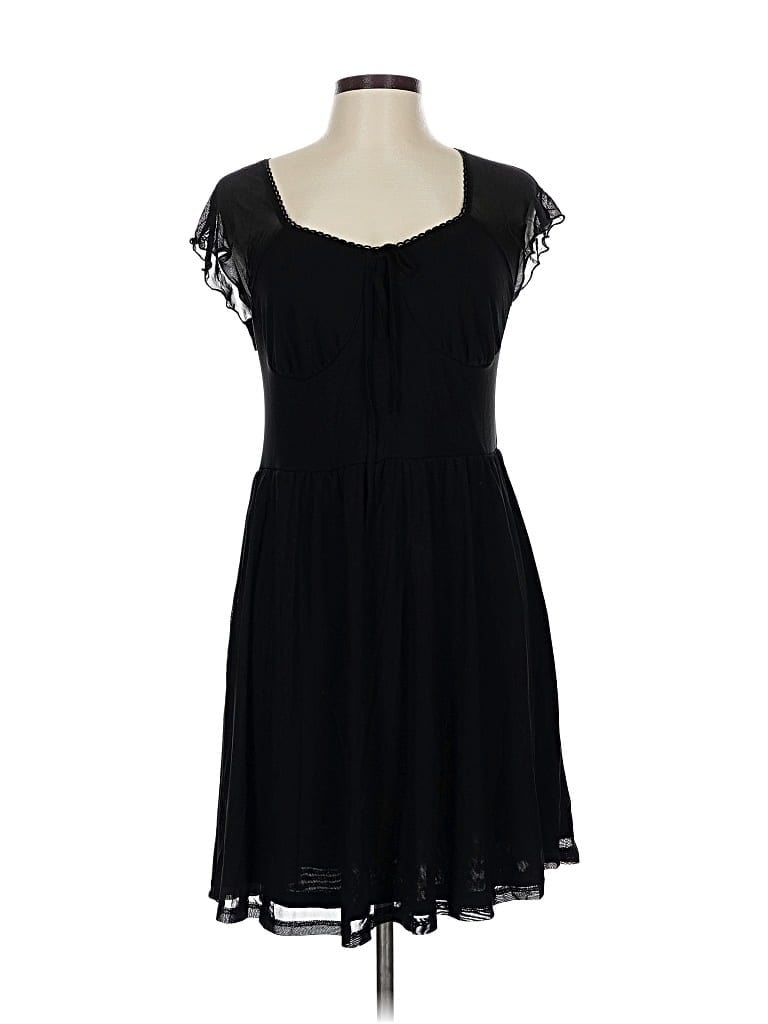 Pre-owned Shein Curve Casual Dress In Black