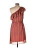 Bisou Bisou 100% Polyester Stripes Red Casual Dress Size 10 - photo 2