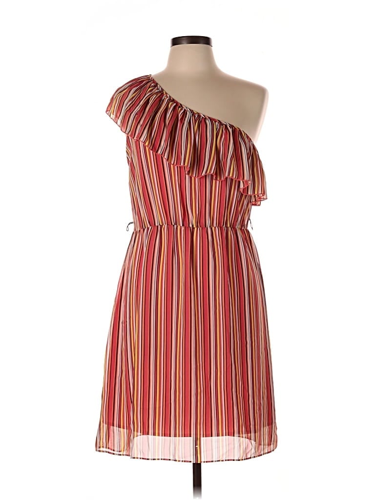 Pre-owned Bisou Bisou Casual Dress In Red