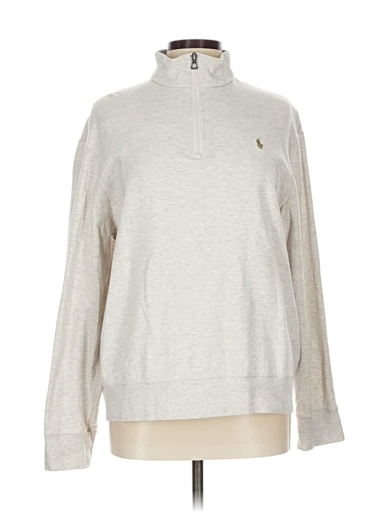 Pre-owned Polo By Ralph Lauren Sweatshirt In Silver
