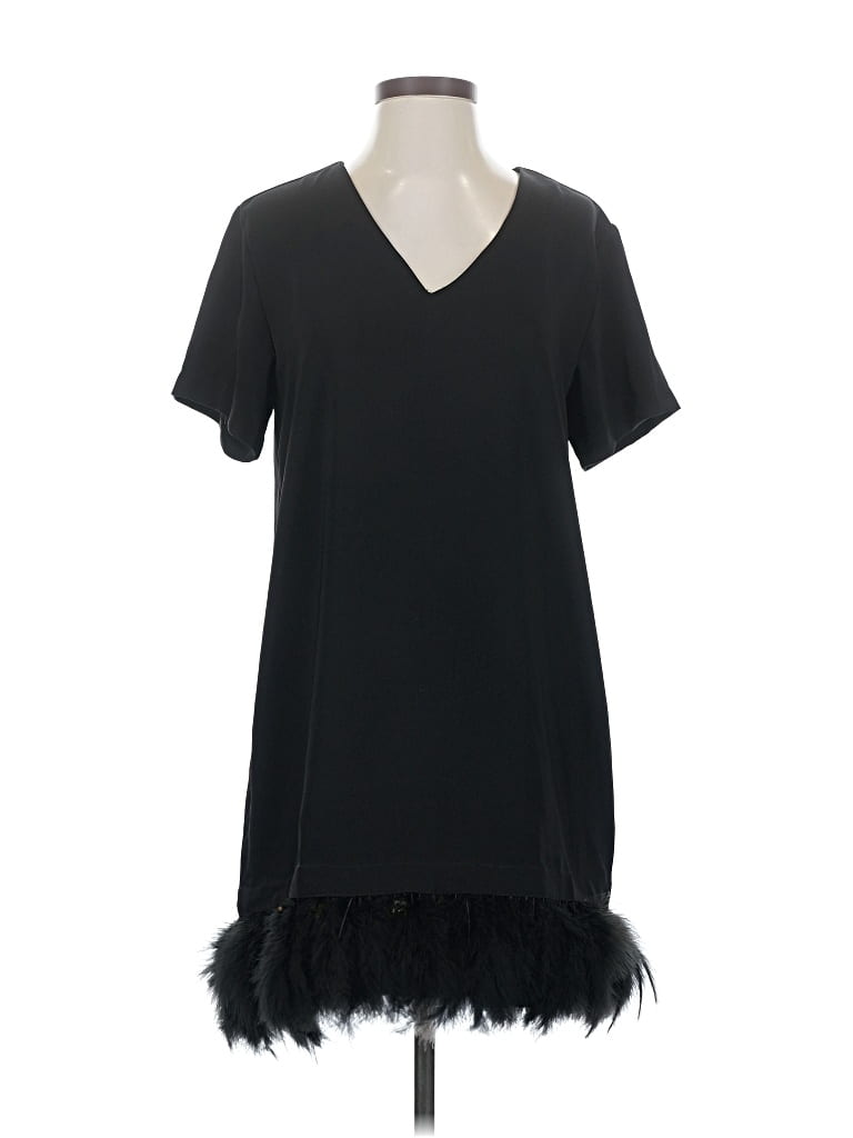 Pre-owned Lea & Viola Casual Dress In Black