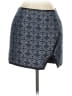Express Paisley Blue Casual Skirt Size 2 - photo 1