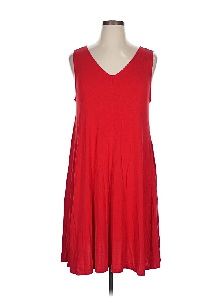 Pre-owned Style & Co Casual Dress In Red