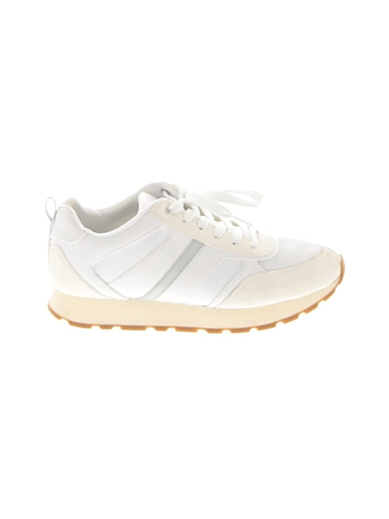 Pre-owned Calvin Klein Sneakers In White