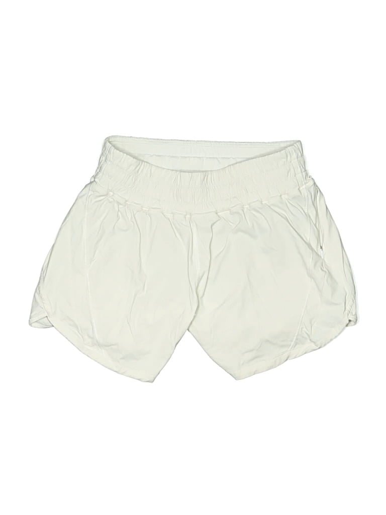 Pre-owned Lululemon Athletica Athletic Shorts In White
