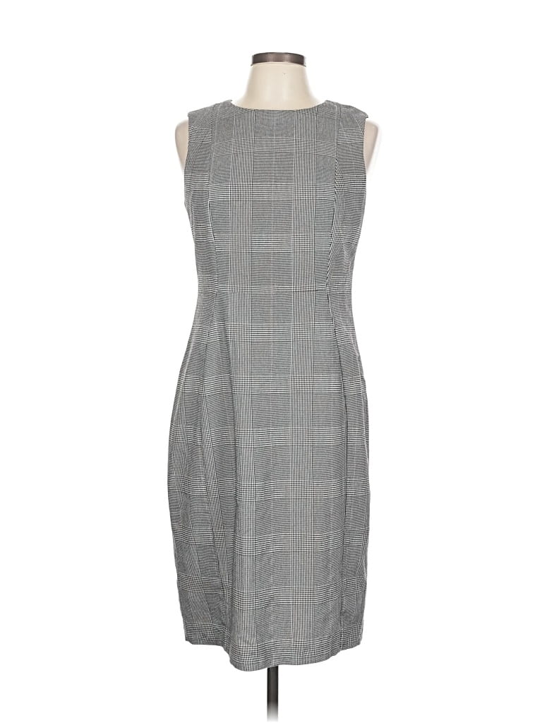 Pre-owned Calvin Klein Casual Dress In Gray