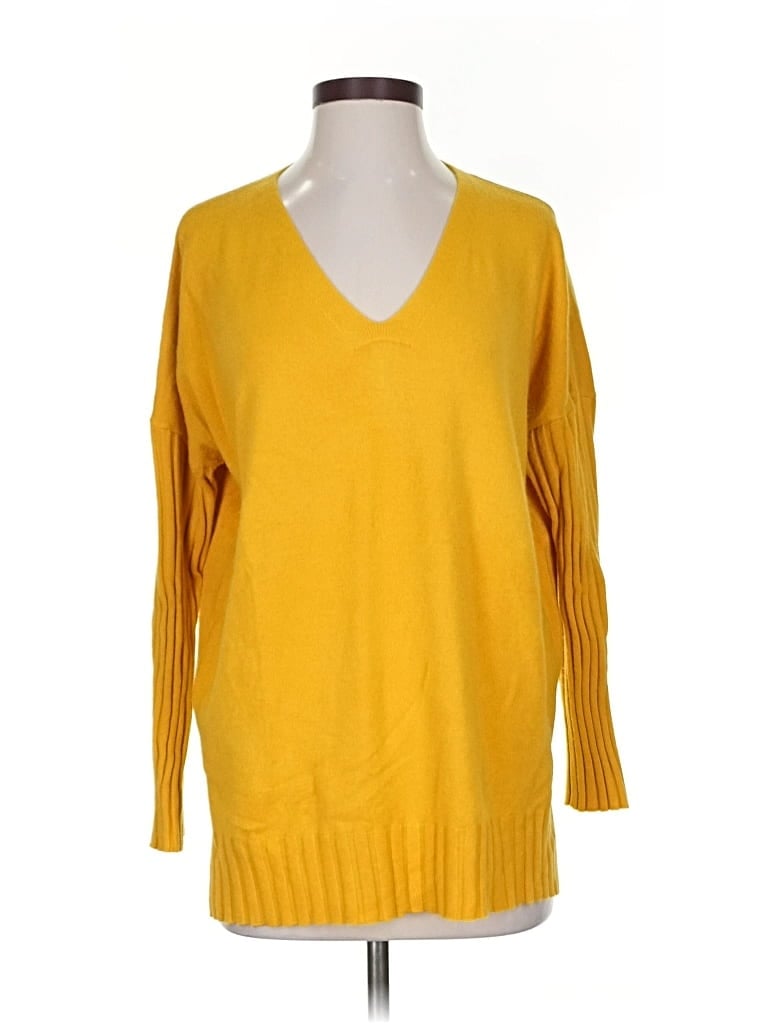 Pre-owned Workshop Republic Clothing Pullover Sweater In Yellow