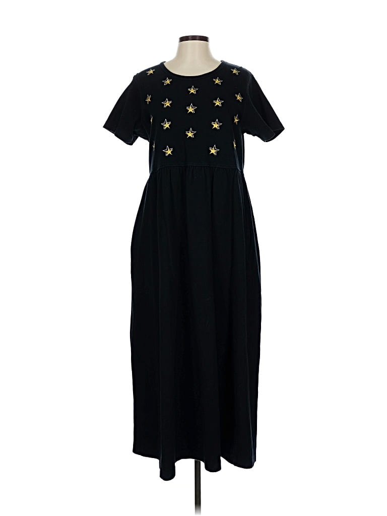 Pre-owned Christopher & Banks Casual Dress In Black