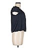 Max Studio Blue Short Sleeve Top Size M - photo 4