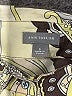 Ann Taylor 100% Silk Paisley Silver Long Sleeve Silk Top Size S - photo 6