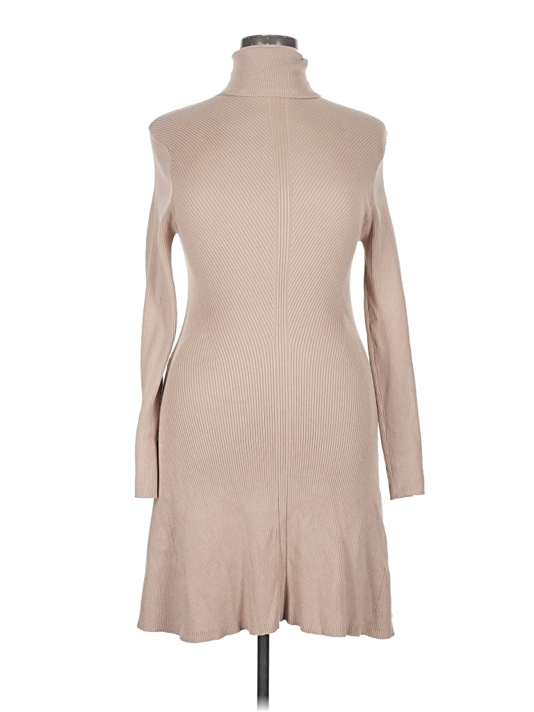Pre-owned Zara Casual Dress In Brown