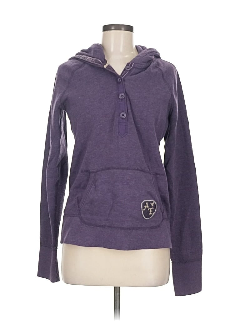 Pre-owned American Eagle Outfitters Sweatshirt In Purple
