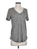 Athleta Gray Short Sleeve Top Size S - photo 1