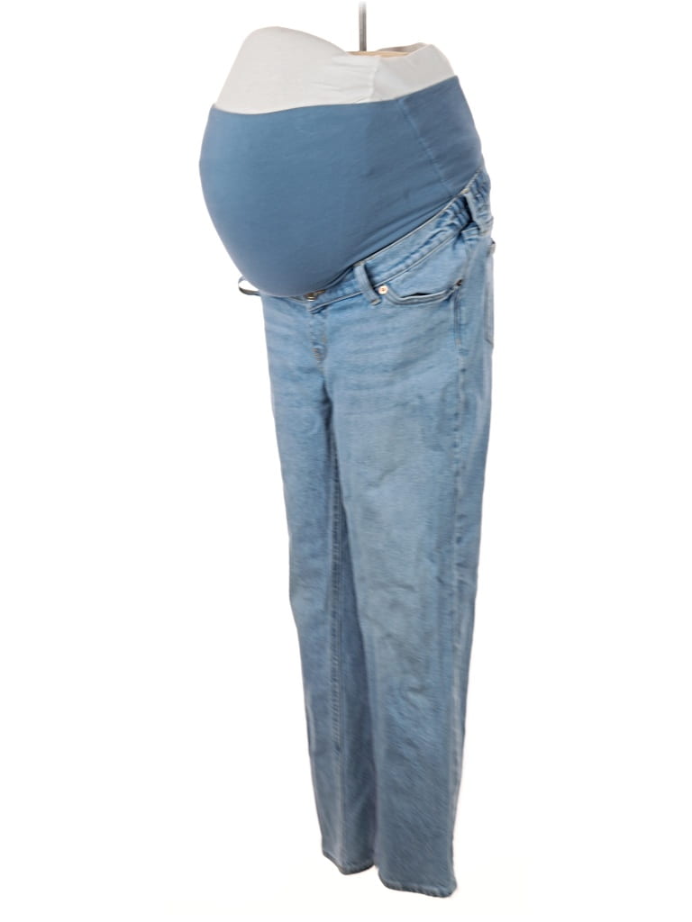 Pre-owned H&m Mama Jeans In Blue