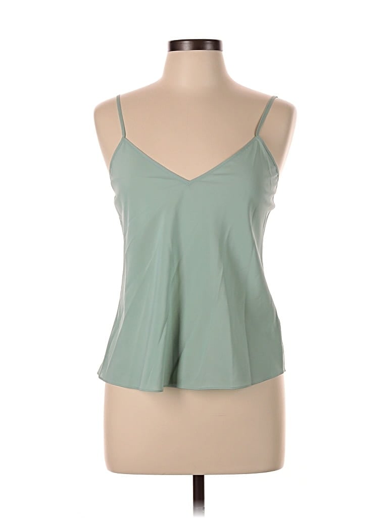 Pre-owned Rebecca Taylor Sleeveless Top Green Sweetheart Neckline Tops