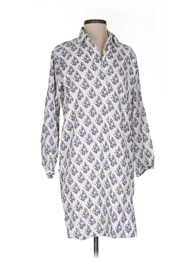 Pre-owned Victoria Dunn Casual Dress In Purple