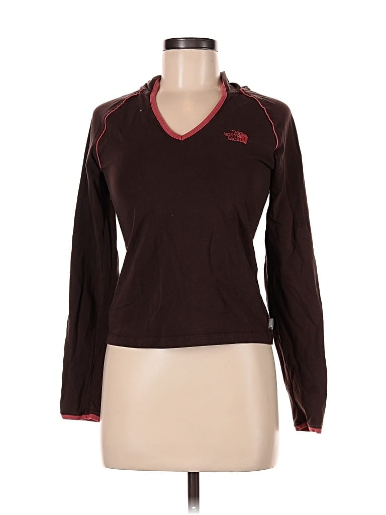 Pre-owned The North Face Pullover Sweater In Burgundy