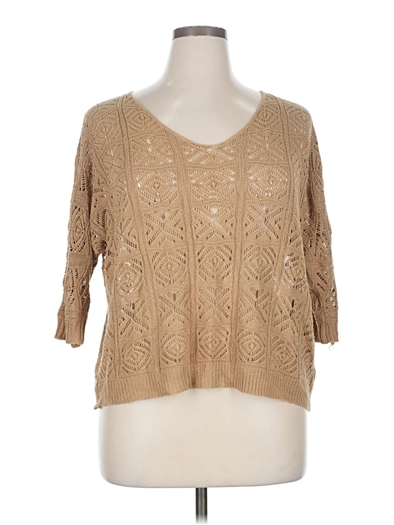 Pre-owned Dokotoo Pullover Sweater In Brown