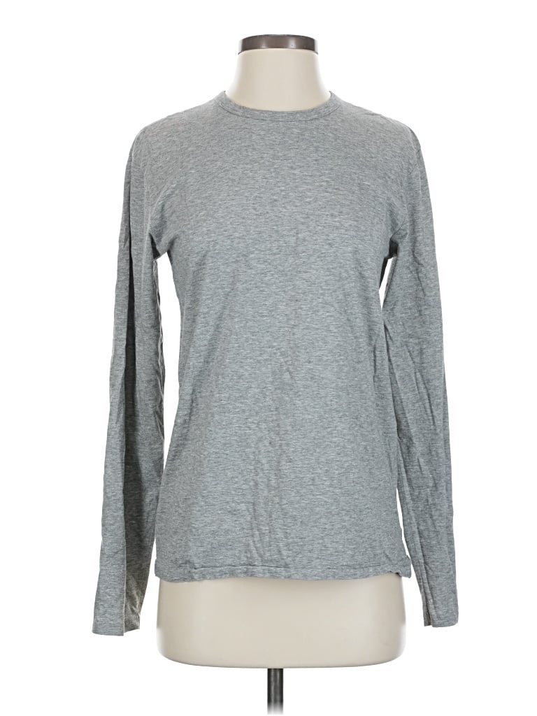 Pre-owned Rag & Bone Long Sleeve T-shirt In Gray