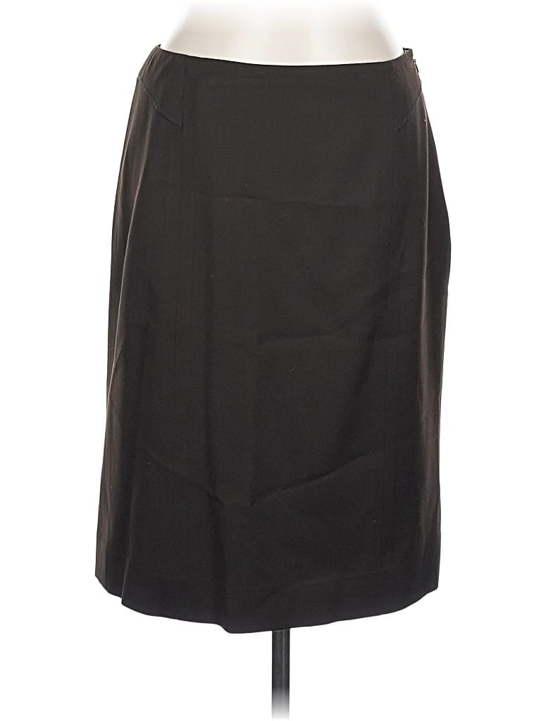 Pre-owned Carlisle Wool Skirt In Black