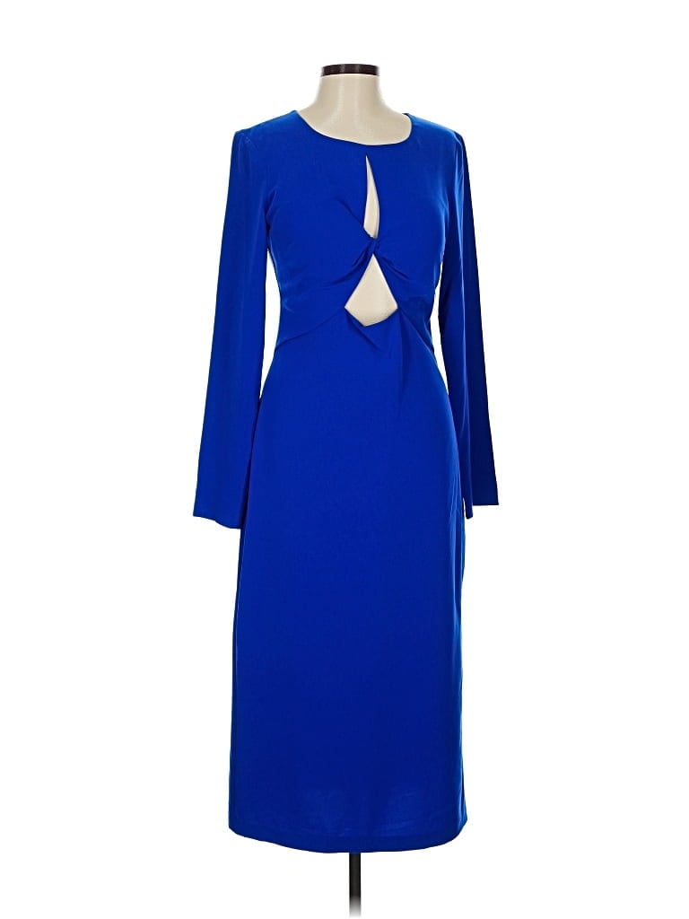 Pre-owned Guess Cocktail Dress In Blue