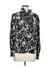 See U Soon 100% Polyester Animal Print Black Long Sleeve Blouse Size M - photo 1