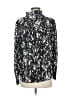 See U Soon 100% Polyester Animal Print Black Long Sleeve Blouse Size M - photo 2