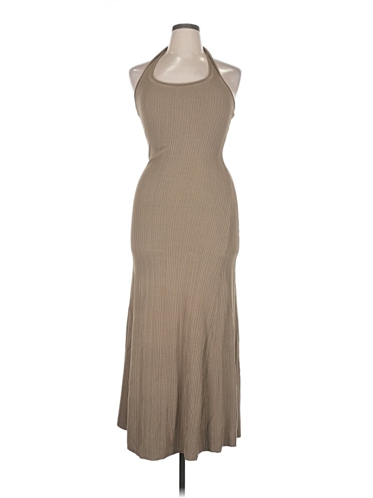 Pre-owned Dissh Casual Dress In Brown