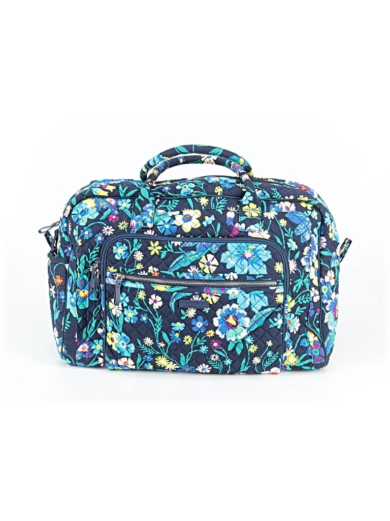 Pre-owned Vera Bradley Weekender In Blue