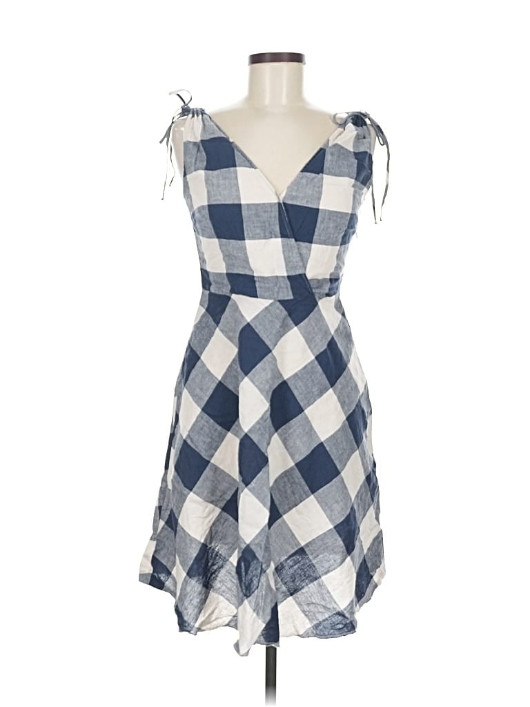 Pre-owned Zara Basic Casual Dress In Blue