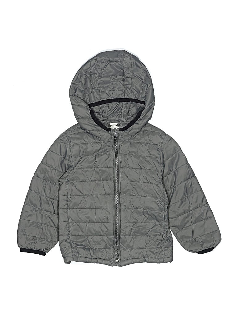 Pre-owned Baby Gap Kids' Snow Jacket In Gray