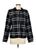 Nina Mclemore Plaid Black Jacket Size 8 - photo 1