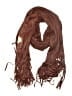 Shiraleah 100% Acrylic Brown Burgundy Scarf One size - photo 1