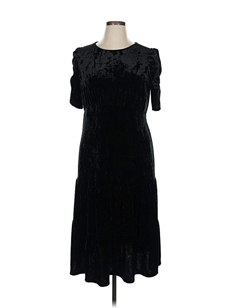 Pre-owned Who What Wear Cocktail Dress In Black