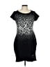 Desigual Graphic Black Cocktail Dress Size L - photo 1