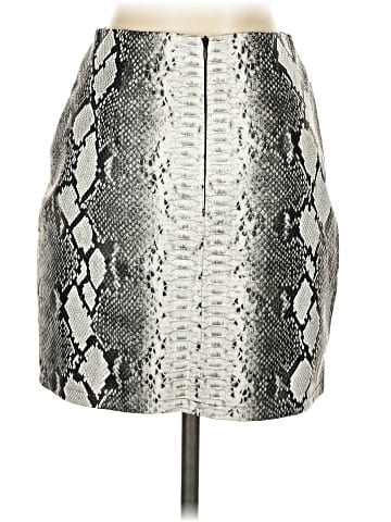 Pookie & Sebastian Faux Leather Skirt (view 2)