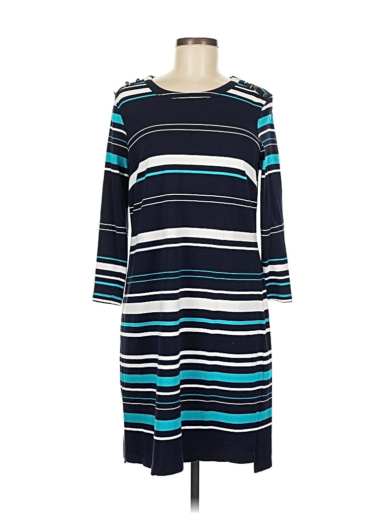 Pre-owned Crown & Ivy Casual Dress In Blue