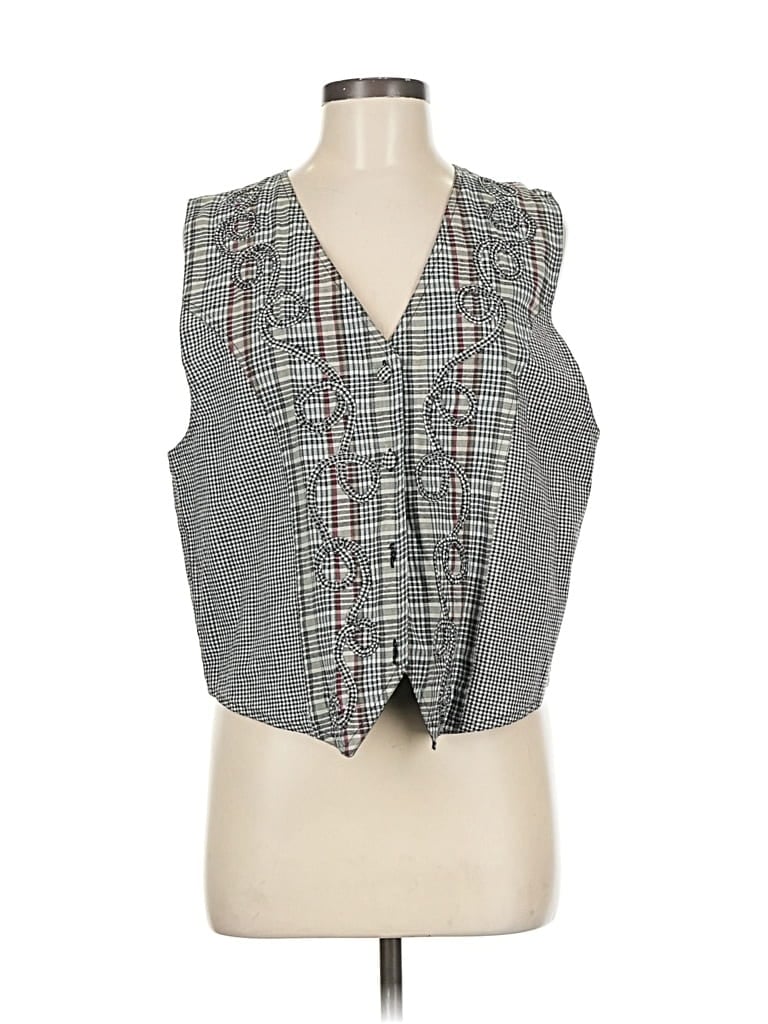 Pre-owned Paul Harris Design Vest In Gray