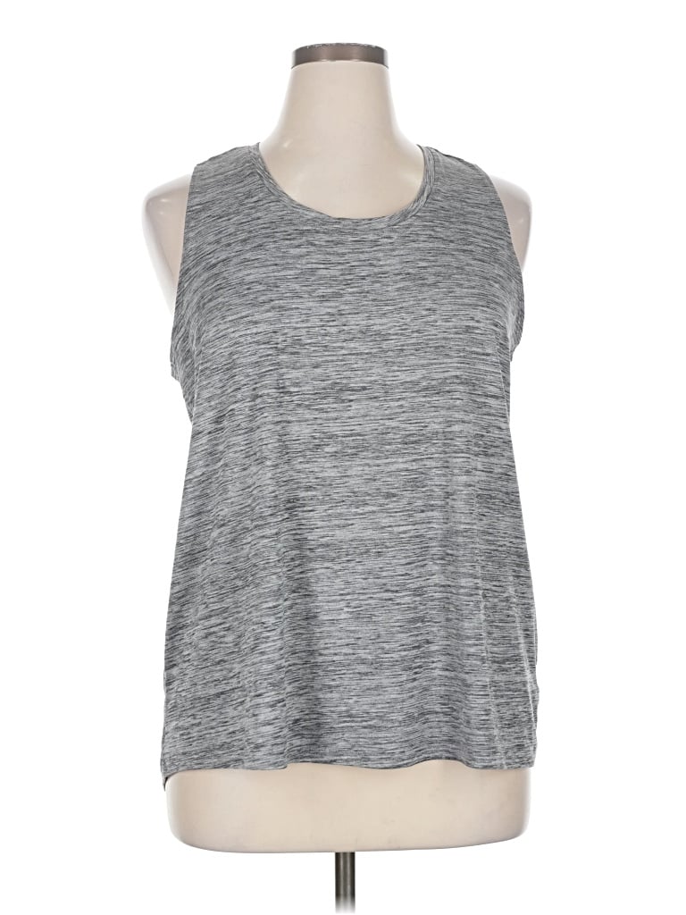 Pre-owned Athletic Works Sleeveless T-shirt In Gray