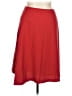 H&M 100% Polyester Solid Red Formal Skirt Size 14 - photo 1