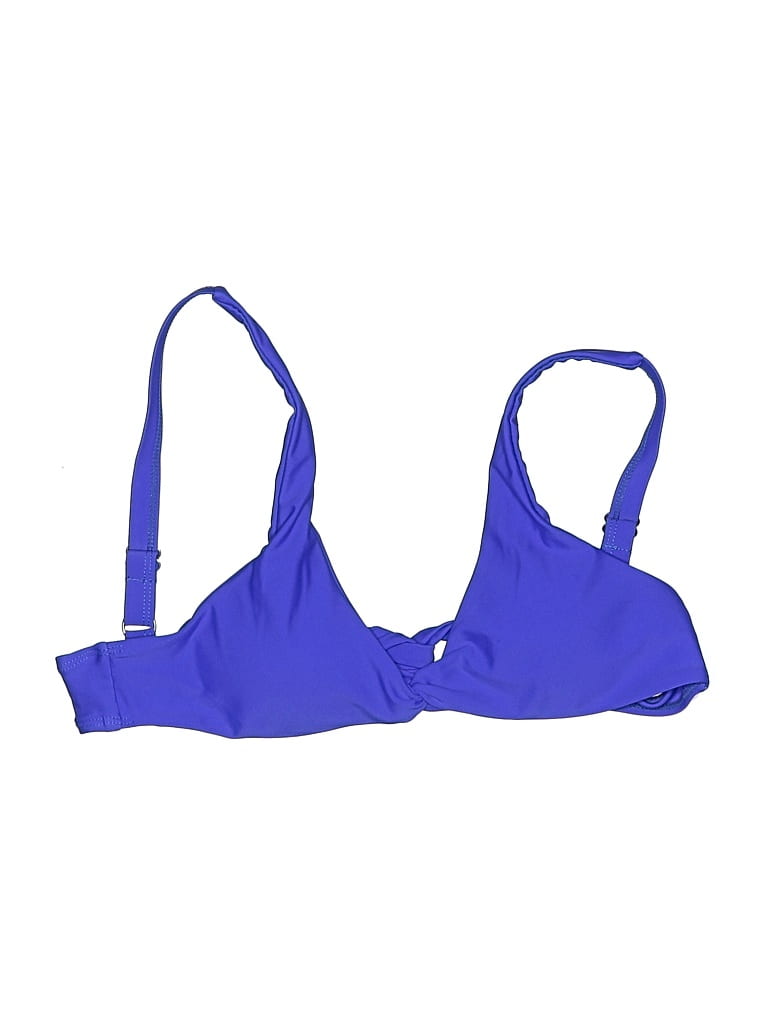 Pre-owned Unbranded Swimsuit Top Purple Swimwear